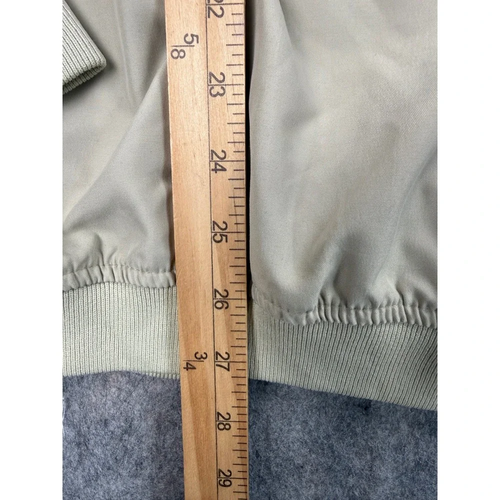Ashworth Mens Vintage Golf Windshirt V-Neck Pullover Tan XL Made in USA